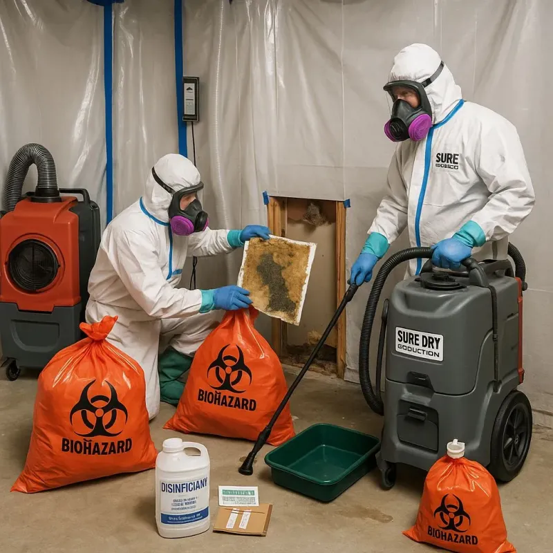 Contaminated Water Handling Protocols process in Wagner, SD